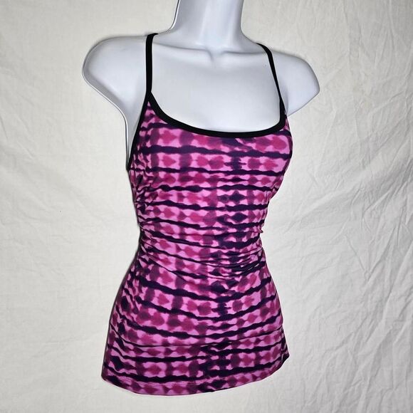 Y2K athletic athleisure champion built in bra racerback tank top - Picture 1 of 4